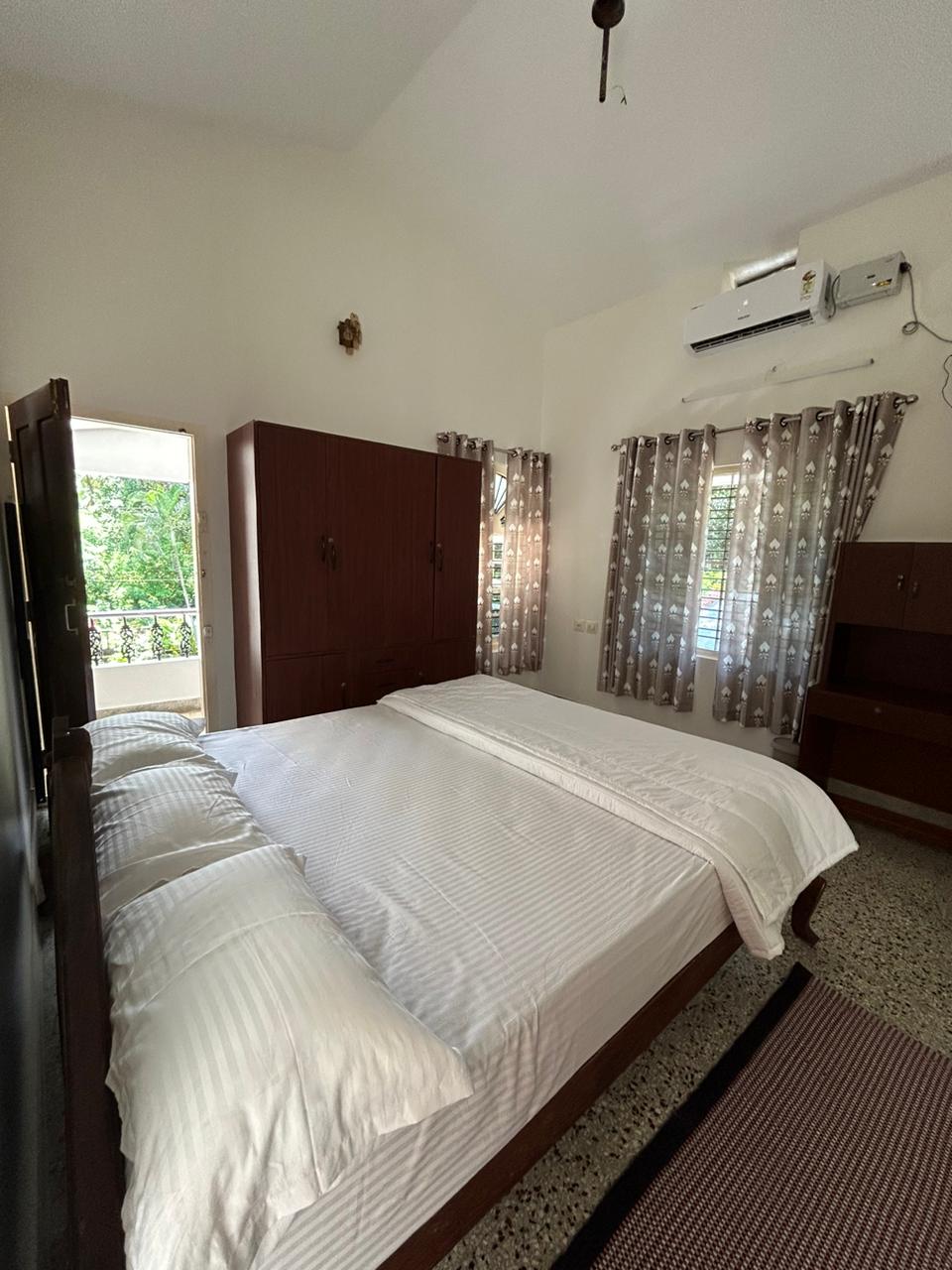 Farmhouse bedroom at Golden Nature Homestay